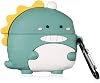 Case for Microsonic Huawei FreeBuds Pro 2 Silicone Crtn-Fgr-Ct-Dnzr-Ysl with Cartoon Figure [Case Compatible with FreeBuds Pro 2 - Light Green]