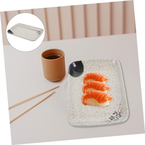 2 Platos Rectangulares Japoneses para Sushi Melamina miniatura 3