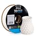 Inland 1.75mm White PLA 3D Printer Filament - 1kg Spool (2.2 lbs)