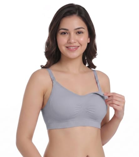 Image of Dimore Nursing Bras for Breastfeeding Seamless Maternity Bra Ultra Comfort Smooth Wireless Pregnancy Sleeping Bralette