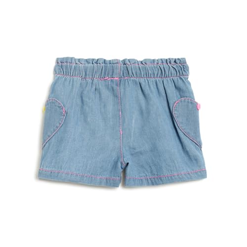 Image of Chicco Girls Medium Light Blue Woven Short Trousers