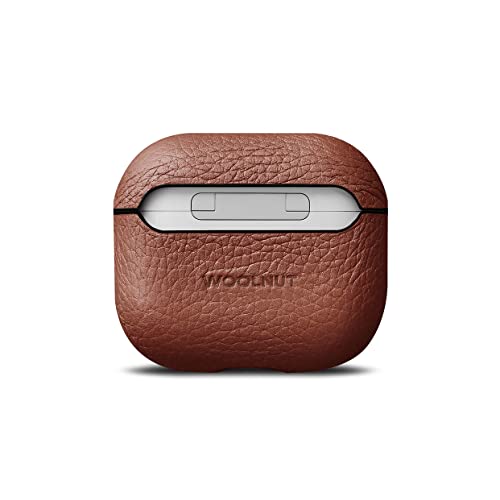 Woolnut Leather Case for AirPods 3rd Gen - Cognac Brown Cover - Image 3