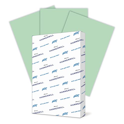 Image of Hammermill Colors Green, 20lb, 11x17, Ledger, 500 Sheets /1 Ream (102186R)