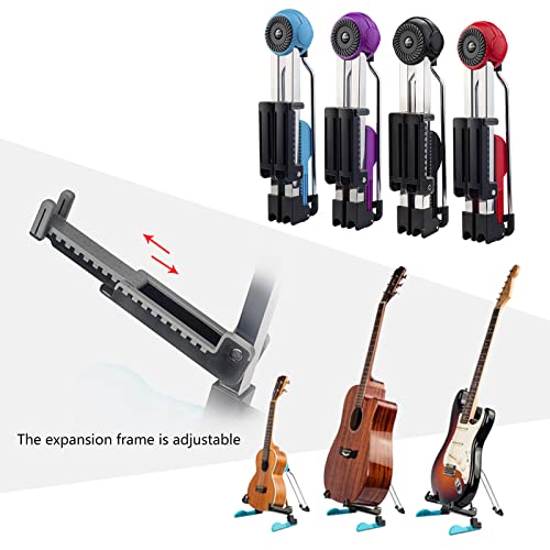 Support de guitare acoustique basse pliable stable réglable - 2