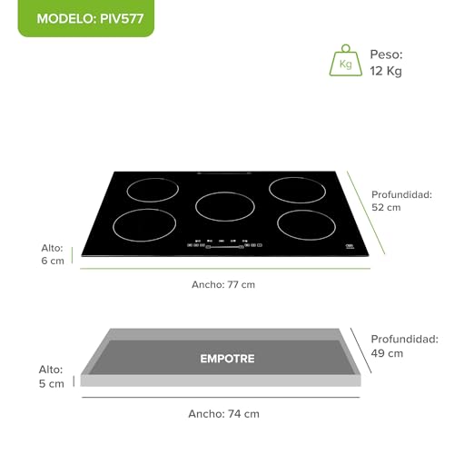 Listado de Parrillas de Induccion Home Depot , tabla con los diez mejores. 23 Parrillas de Induccion Home Depot marca AVERA (2)
