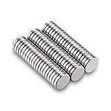 60 Stück magneten pro Packung, 10 mm Durchmesser, 2 mm dick