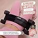Hip Thrust Belt with Dual-Strap Design – Booty Builder for Heavy Dumbbells, Kettlebells & Plates Up to 400 lbs – Comfortable Glute Workout Equipment for Women – Coach Tested – Home & Gym Use.