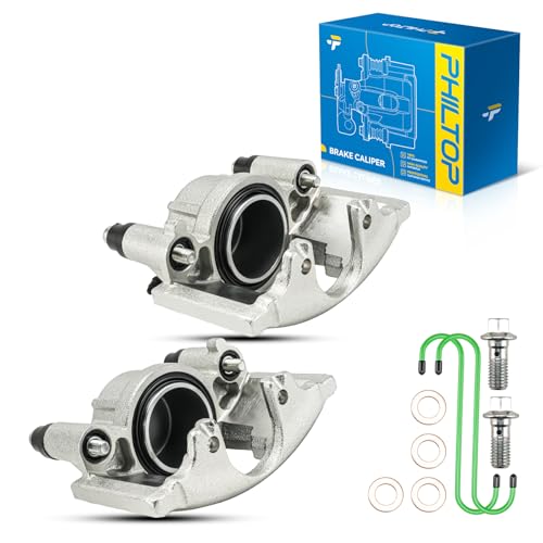 Image of PHILTOP Front Brake Caliper for 1998 Chevrolet K1500, 1998 Dodge Ram 1500 | Fits 1998 Chevrolet K1500, 1998 Dodge Ram 1500, 1999 Dodge Ram 1500. Replaces OE: 184299, 184300, 4746367