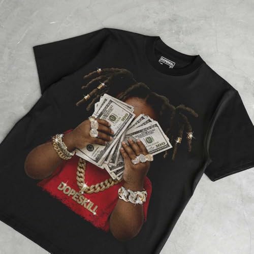 Image of DopeSkill Graphic Tee Streetwear Hip Hop Hypebeast Street Style Unisex T-Shirt Sneaker Colour Matching Shirts Swag Y2K Style