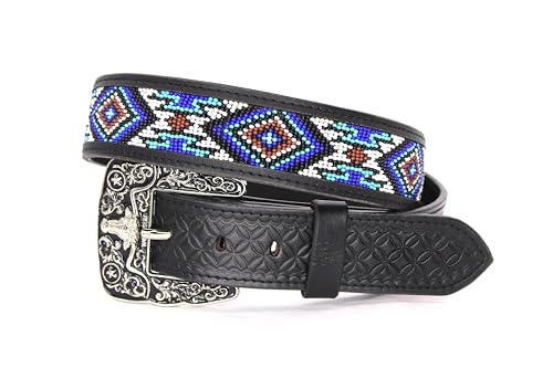 West Star Genuine Leather Beads Belt Hand Made