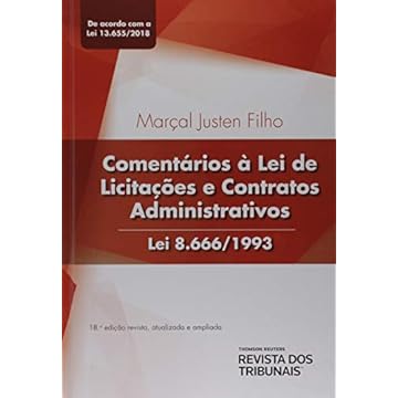 Capa do livro Comentários À Lei De Licitações E Contratos Administrativos Lei 8.666/1993