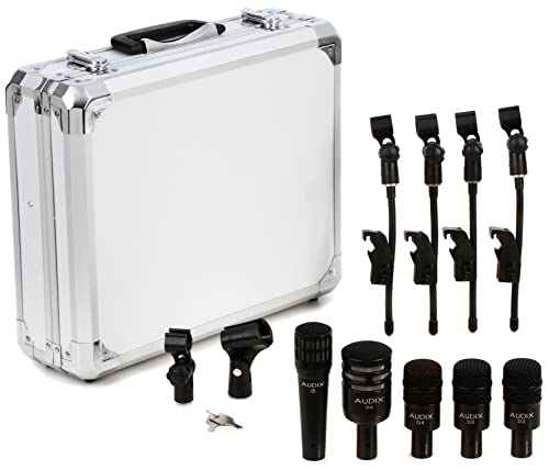 Image of AUDIX DP5A 5-Piece Drum Microphone Package for Live Sound and Recording