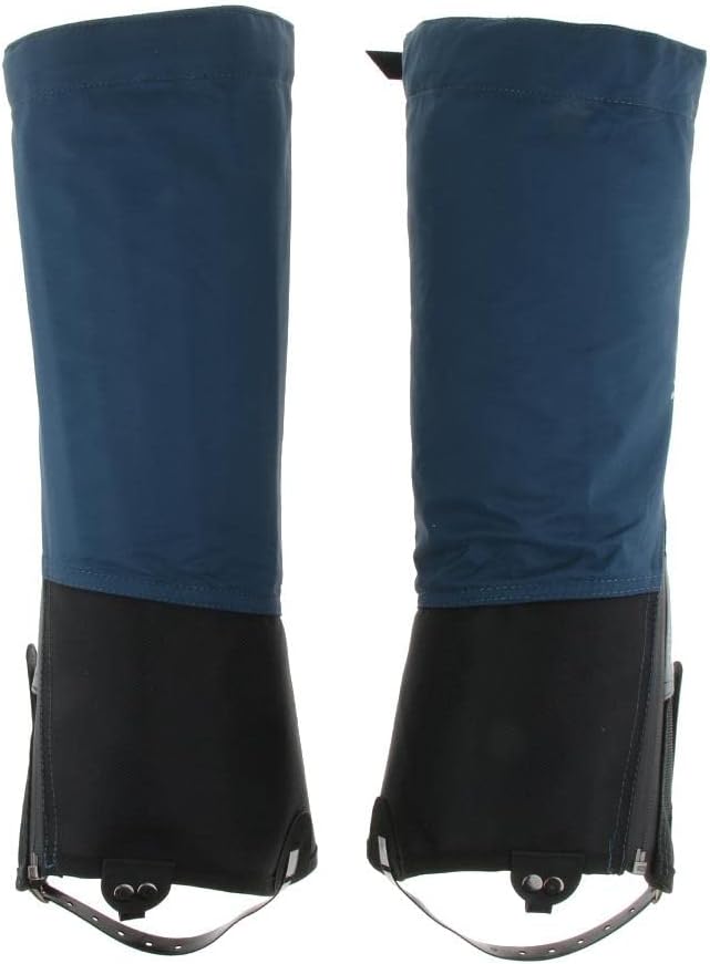 Leg Gaiters for Men Women - Snow Boots Cover Trekking Climbing Travel Shoes - Reflective Leggings for Hunting Hiking, Oxford Cloth Guard for Outdoor Activities - Blue M