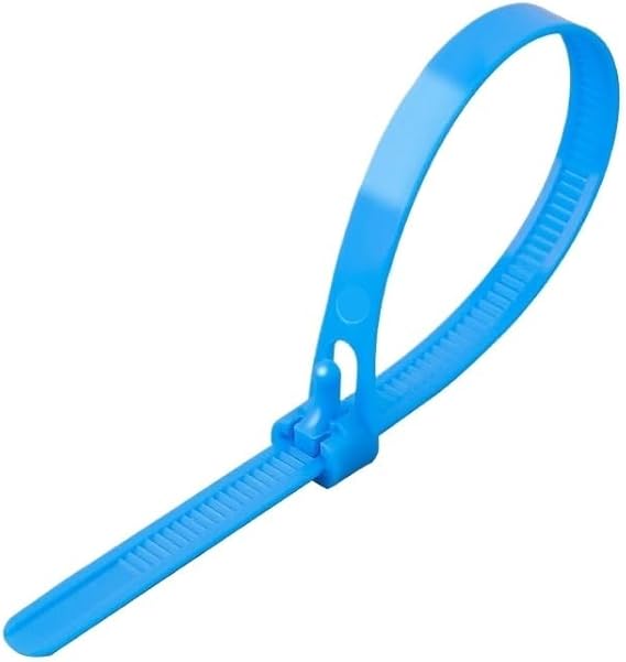 Cable Ties 20 Reusable Cable Zipper Straps with Nylon Detachable Knots