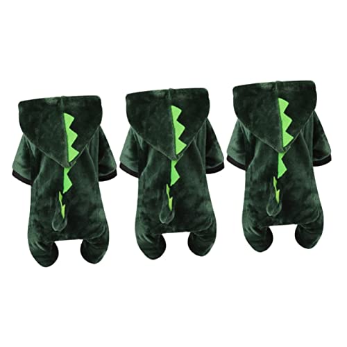 Tenue chaude pour chien et vêtements pour animaux de compagnie : costume de dinosaure XL