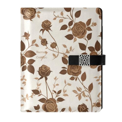 Carnet de notes ligné en cuir 16,7 x 9,2 cm pour agenda