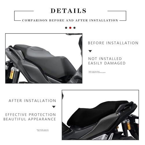 Housse de siège moto respirante en nylon pour ADV 350 - 3