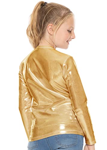 Image of Girls Long Sleeve Shirts | Soft Crew Neck Top | Short Sleeve | Long Sleeve Shirt Girls Size 2T - 16