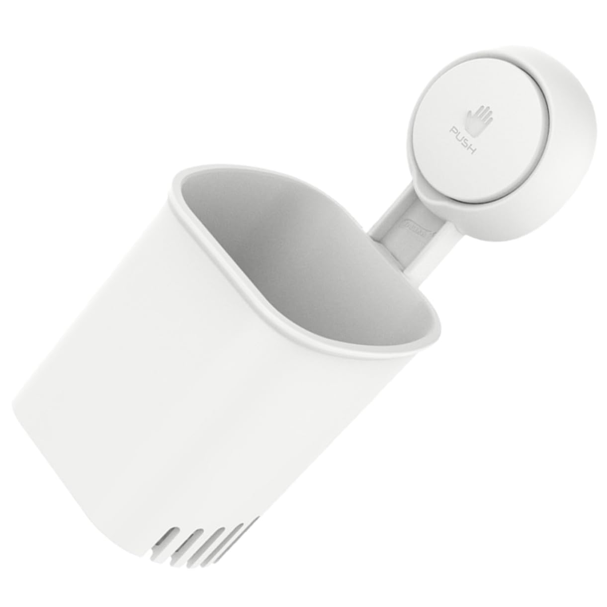 GLEAVI 5 Pezzi Thotocognio Titolare Doccia Porta Spazzolini Da Bagno Parete Porta Spazzolino Supporto Da Parete Adesivo Sospeso Accessorio Da Bagno Bianca Addominali
