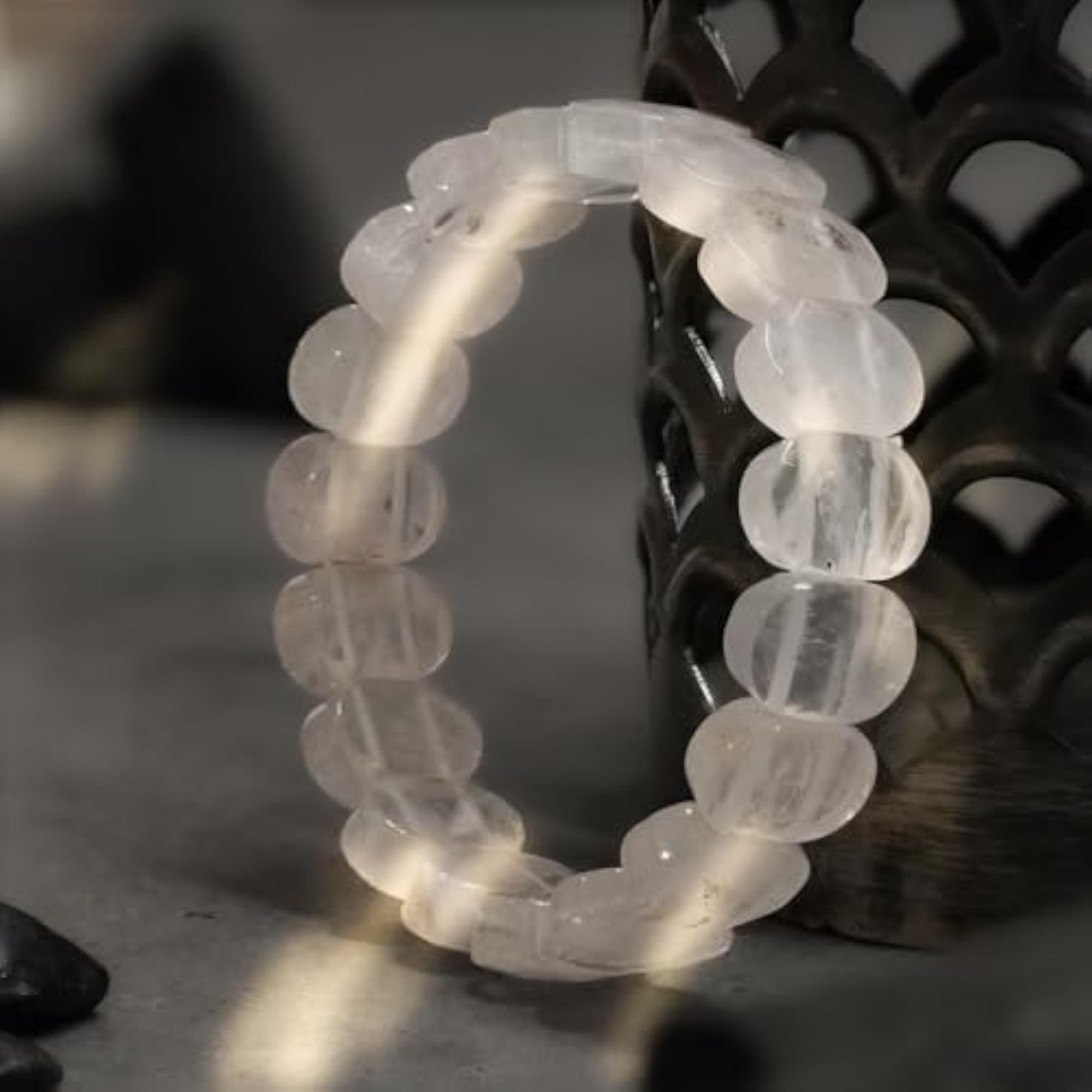 Sphatik Crystal Heritage Band, 2.8 Inches