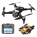 Foldable Drone with 4K UHD Camera Brushless Motors, Obstacle Avoidance Sensor, Long Range, 16 Min Flight, Smart Auto Return 4.5 Inch LCD Display