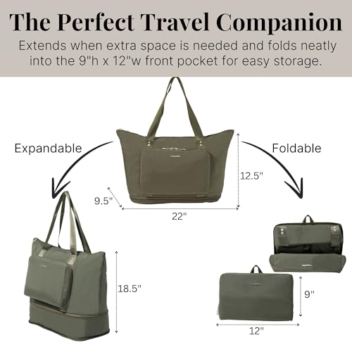 Carryall Expandable Lightweight Travel Tote