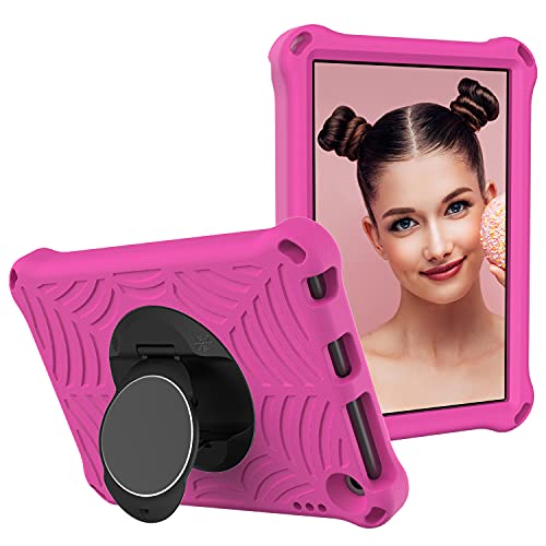 Amazon Fire HD 8 / Fire HD 8 Plus (2020) �L�b�Y�^�u���b�g�P�[�X - EVA�y�ʑϏՌ������h�~�n���h�� �L�b�N�X�^���h �ی�J�o�[ �V�����_�[�X�g���b�v�t��