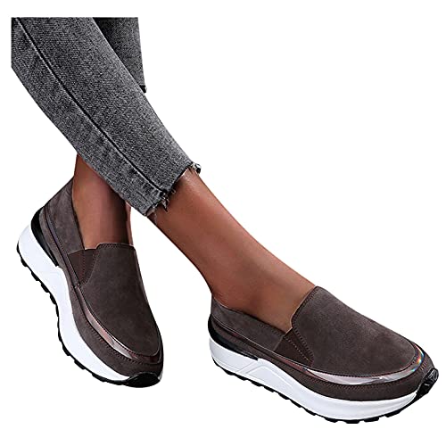 Zapatos casuales para mujer negros de estilo minimalista y diseño deportivo flexible 5
