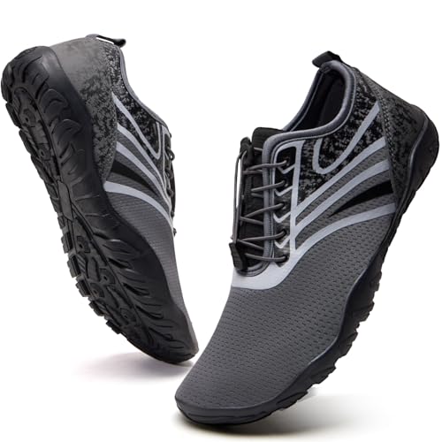 Image of WateLves Water Shoes Mens Womens Barefoot Beach Swim Shoes Quick-Dry Aqua Socks Pool Shoes for Surf Yoga Water Aerobics