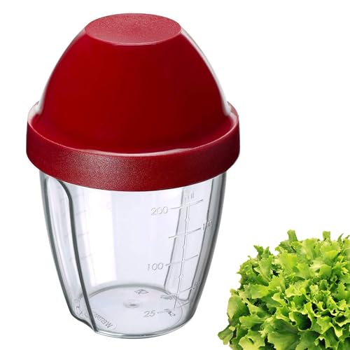 Westmark Gobelet Mélangeur/Shaker avec Disque de Mélange Amovible, Capacité : 0,25 l, hauteur : 12,8 cm, Plastique, sans BPA, Mix-Ei, Couleur : clair/rouge,...
