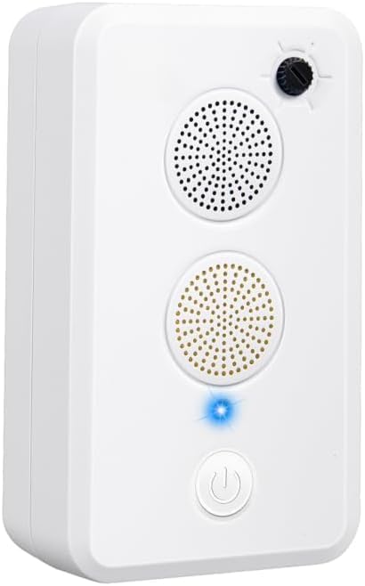 Lot de 4 répulsifs à ultrasons pour porche de grenier, appareils de dissuasion de chauve-souris rechargeables pour l'extérieur et l'intérieur, répulsif électronique contre les oiseaux, système de
