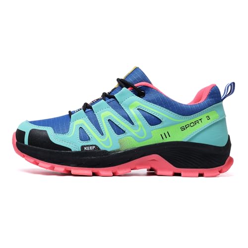 Image of Move Hiker Women Hiking Shoes Casual Non-Slip Lightweight Comfortable Running Fashion Sneakers Walking Trekking Outdoor Shoes Blue