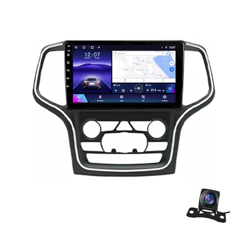 Autoradio Android 12 Per Jeep Grand Cherokee 2004-2007 - Doppio DIN 9 Pollici Con CarPlay E Telecamera
