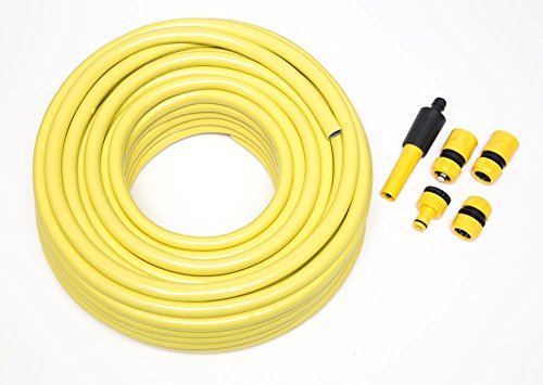 75 METRE 75M ANTI KINK PROFESSIONAL GARDEN HOSEPIPE BRADED AND CONNECTORS