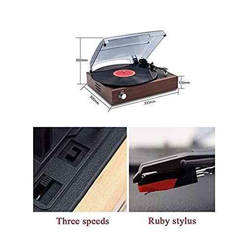 Tourne-Disque Vintage, Tourne-Disque Bluetooth, Double Haut-parleurs stéréo intégrés, Tourne-Disque à entraînement par Courroie à 3 Vitesses, Tourne-Disque avec - Les Beatles, Paul McCartney, John Lennon, RIngo Starr, George Harrison Tourne-Disque Vintage, Tourne-Disque Bluetooth, Double Haut-parleurs stéréo intégrés, Tourne-Disque à entraînement par Courroie à 3 Vitesses, Tourne-Disque avec – Image 6