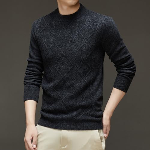 Men's Thickened Warm Base Layer Casual Sweater for Autumn and Winter3