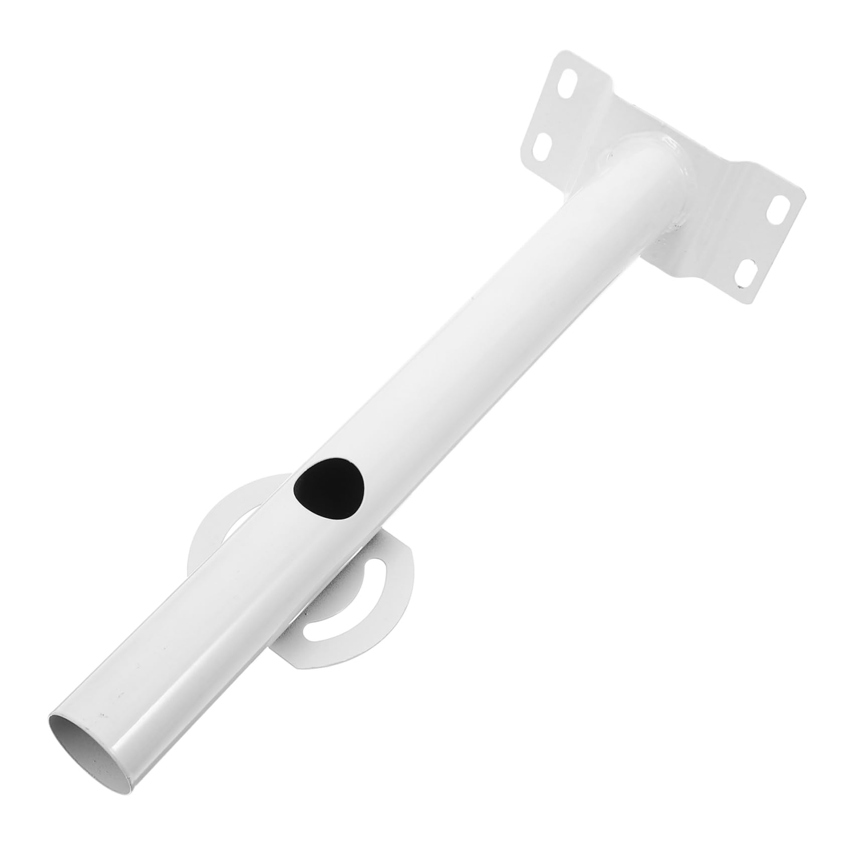 IWOWHERO 1 Set Durable Solar Street Light Pole Bracket with Easy Installation Compatible with Various Outdoor Lighting Fixtures for Parking Lots and Gardens