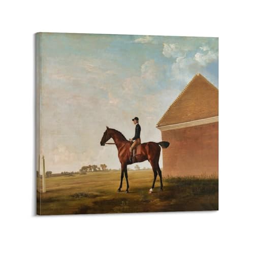 George StubbsiTurf And Riderj̃|X^[Gǉ惊rO [ _CjO [ xbh[ǑEH[ A[g28x28inch(70x70cm)