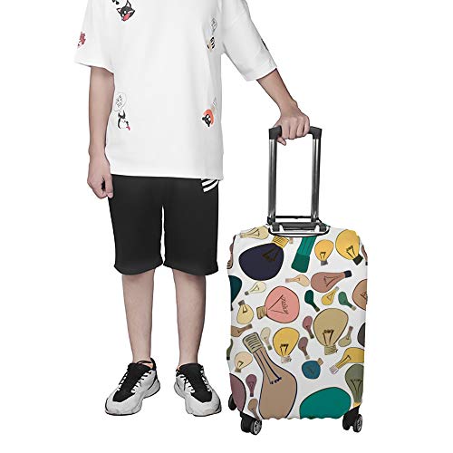 Housse de protection lavable pour valise anti-rayures et imperméable avec fermeture zip - 4