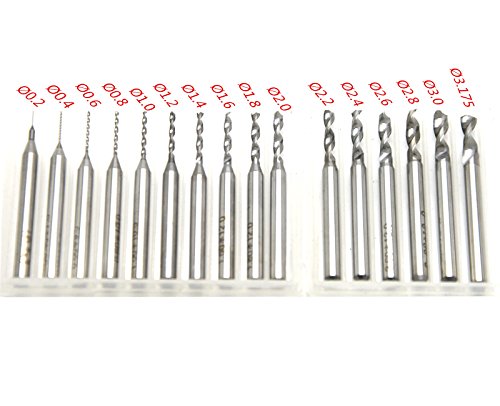 Wokesi 10Pcs,2.1mm Cutter Dia,1/8