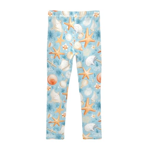 Girls' Leggings Starfish Shell Kids Yoga Tights Pants 1 Pack 208504802