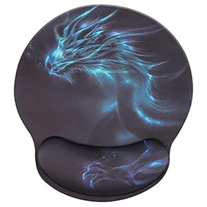 Handballenauflage, bequemes Memory Foam-Mauspad mit Handgelenkstütze, rutschfeste Gummi-Maus-Handgelenkstütze für das…