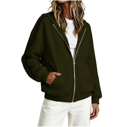 Womens Zip Up Hoodies Oversized Hooded Jacket Striped Side Casual Fall - image 5