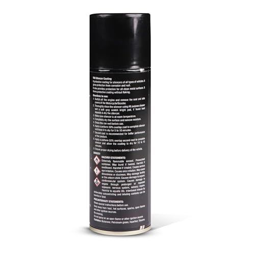 Image of TVS Silencer Coating Spray for Bike, Prevent Rust and Leak, Diesel wash Resistance (160g)