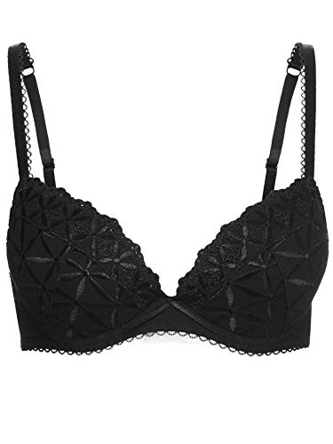 Aubade Women's Bahia & Moi Plunge Bra, Black (Noir), 32D #TOP30