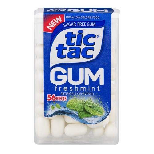 Tic Tac, Sugar Free Gum (Pack of 10)