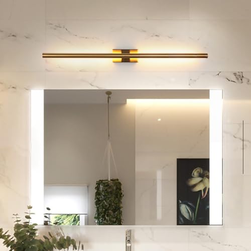 Lámpara de pared moderno lineal para dormitorio con luz cálida de 60cm 7