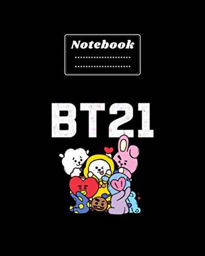 Télécharger NoteBook: BTS Notebook Cute BT21 Notebook for school kid - Size (8 x10) With Lined and Blank Pages. PDF Ebook En Ligne