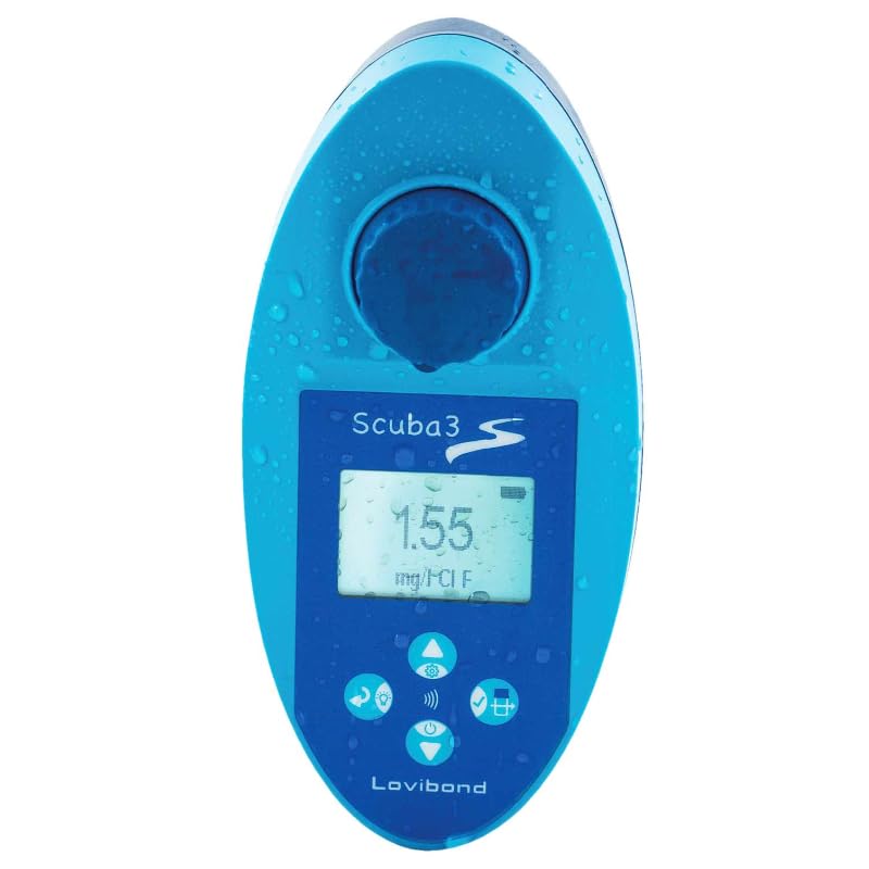 Lovibond Scuba 3S Testeur électronique intelligent pour piscine et jacuzzi Nouveau design et fonctionnalité 11 tests Résultats de mesure plus rapides, écran plus grand, transmission de données sans
