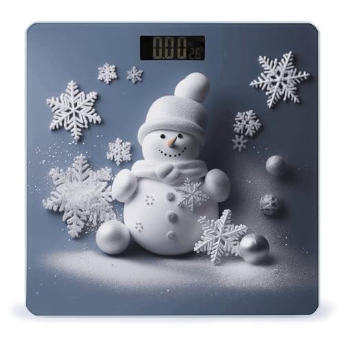 Báscula digital para baño Snowman Stars and Snowflakes